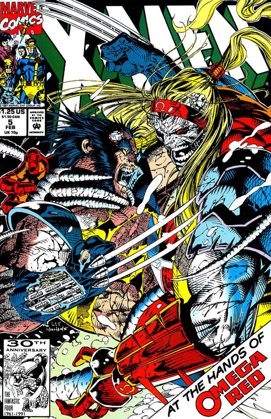Marvel Comics X-men #5 Modern Age 1992 Second Omega Red