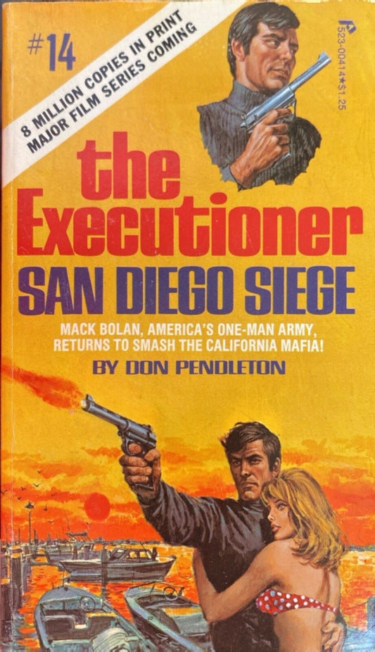 San Diego Siege by Don Pendleton 1976 Pinnacle Paperback Executioner #14