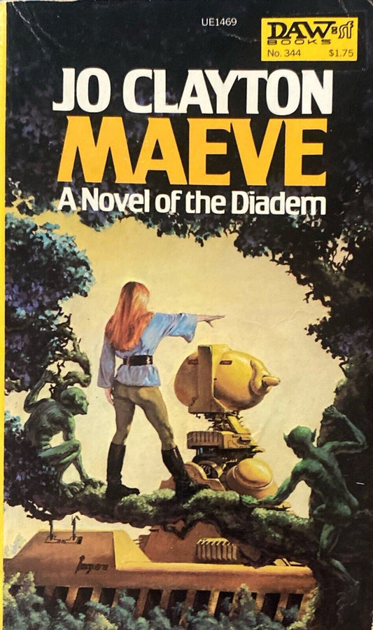 Maeve by Jo Clayton 1979 Daw UE1469 No. 344 Paperback