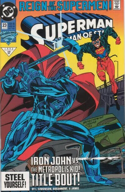 DC Comics Superman the Man of Steel #23 Modern Age 1993
