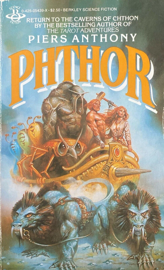 Phthor by Piers Anthony 1982 Berkley Paperback