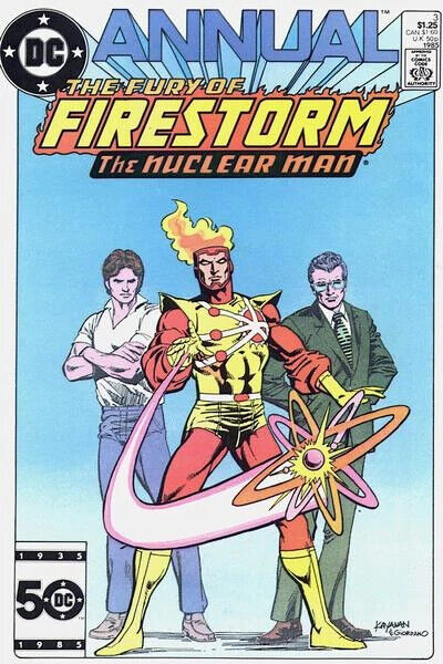 DC Comics The Fury of Firestorm Annual #3 Copper Age 1985