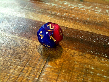 Set of 7 TTRPG Gaming Dice Dungeons & Dragons Pathfinder D20 Starlight Sparkle