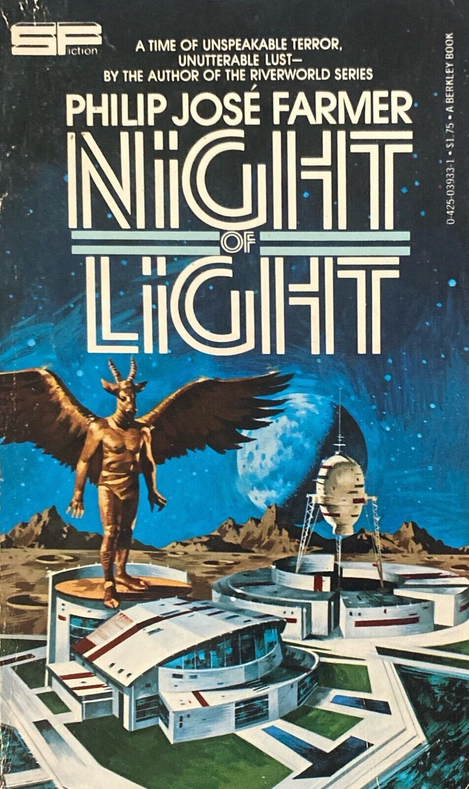 Night of Light by Philip Jose Farmer 1978 Berkley Paperback
