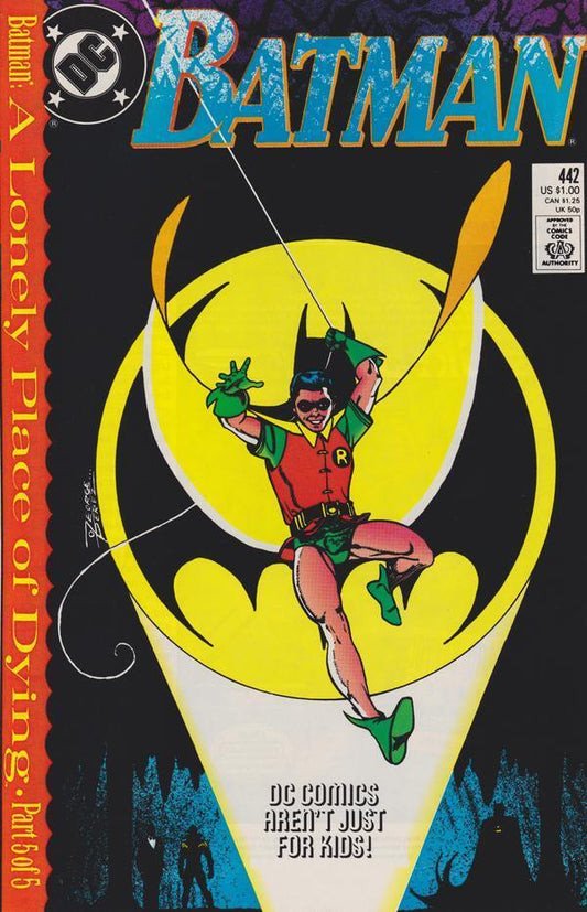 DC Comics Batman #441 Copper Age 1989 A Lonely Pace of Dying Part 5