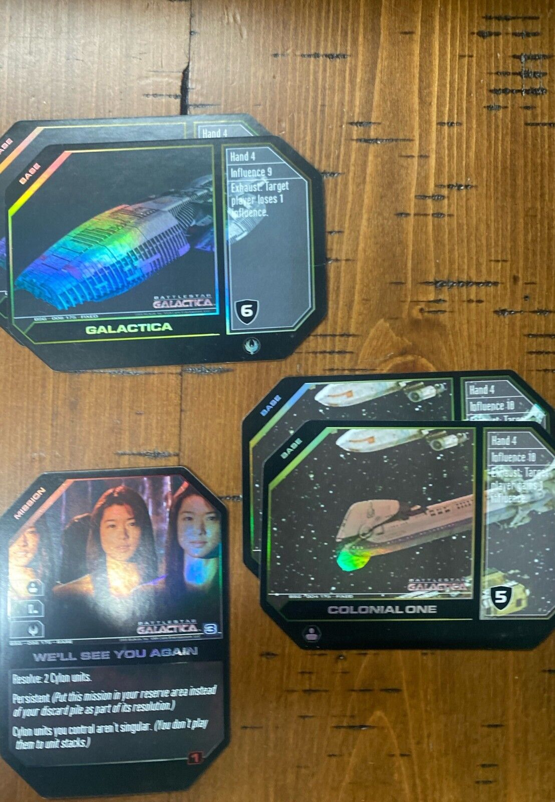 Large Lot of 400+ WizKids Battlestar Galactica Cards TCG CCG