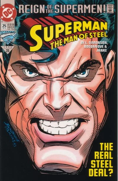 DC Comics Superman: The Man of Steel #25 Modern Age 1993
