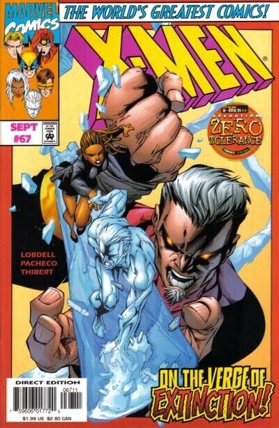 Marvel Comics X-men #67 Modern Age 1997