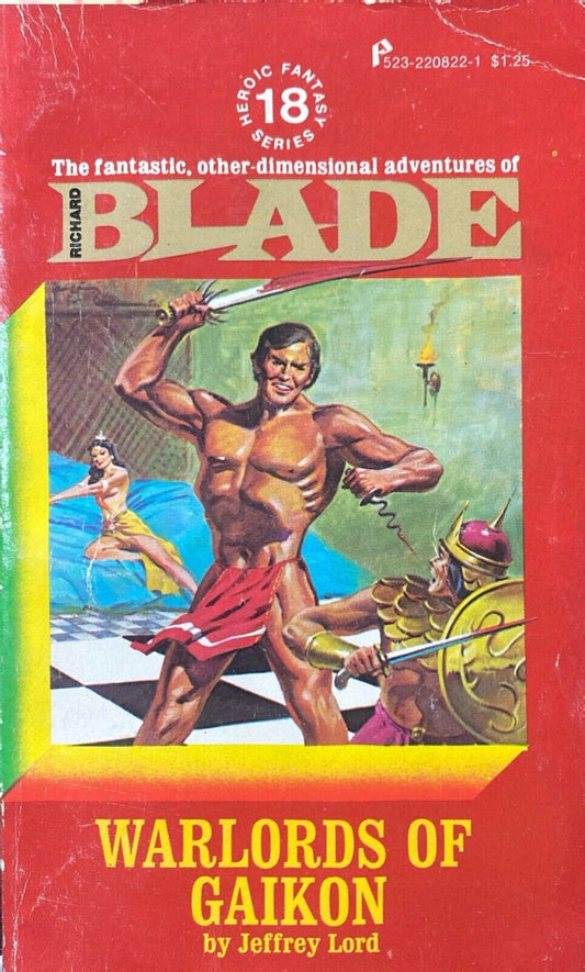 Richard Blade #18 Warlords of Gaikon by Jeffrey Lord 1977 Pinnacle Paperback