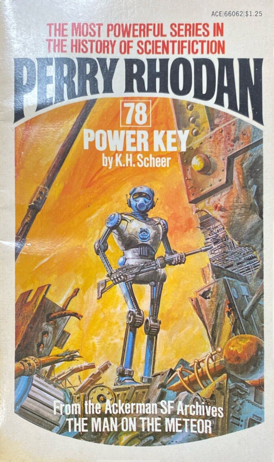 Perry Rhodan 78: Power Key by K.H. Scheer 1975 Ace Paperback