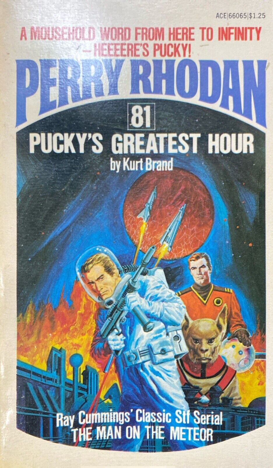 Perry Rhodan 81: Pucky's Greatest Hour by Kurt Brand 1975 Ace Paperback