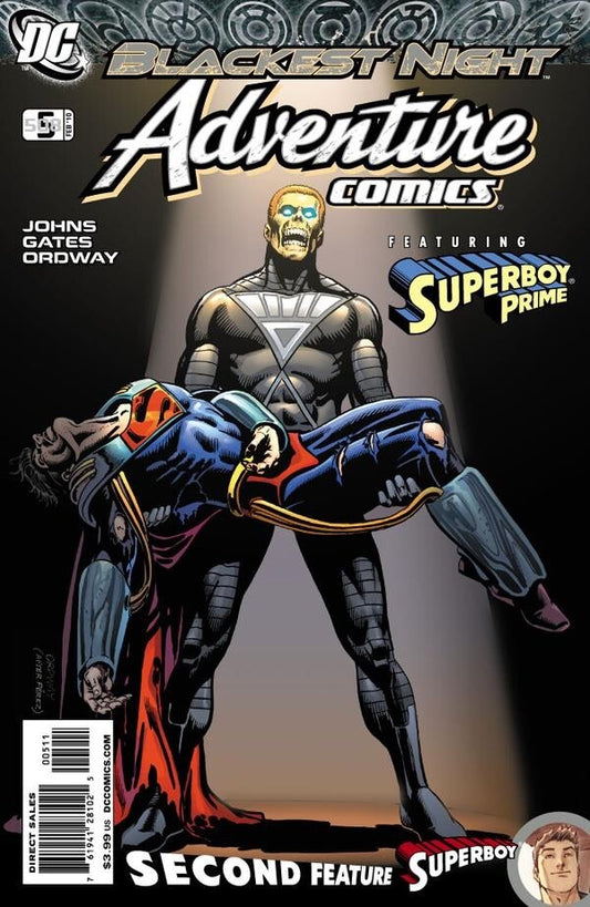DC Comics Adventure Comics #5 Legacy #508 Modern Age 2010 Blackest Night