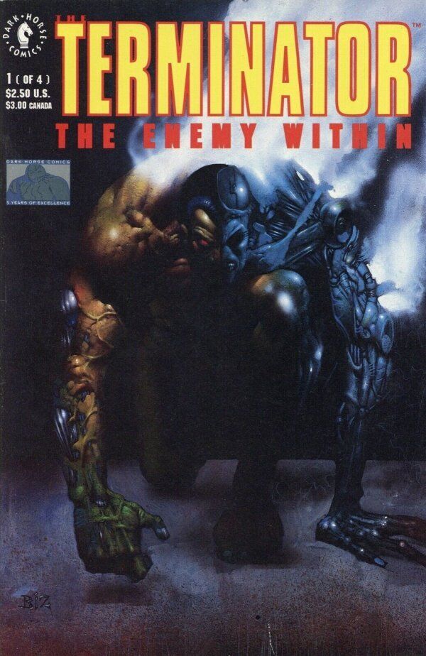 Dark Horse Comics Terminator The Enemy Within #1 Copper Age 1991