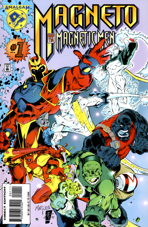 Amalgam Comics Magneto and the Magnetic Men #1 1996 Magneto Metal Men Mutants