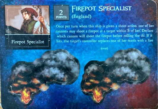 Pirates CSG of Davy Jones' Curse 062 Firepot Specialist (England) Unpunched