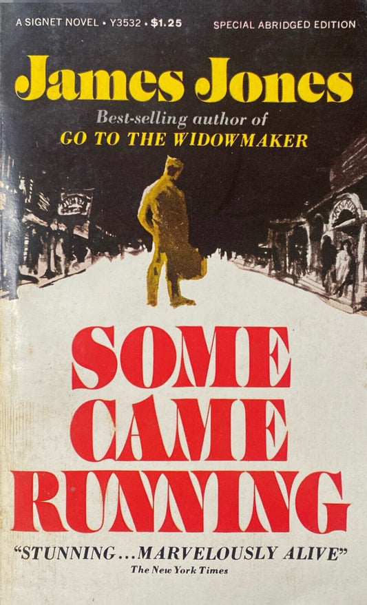 Some Came Running (Abridged) by James Jones 1958 Signet Y3532 Paperback