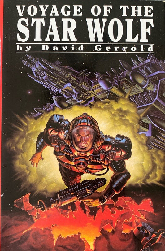 Voyage of the Star Wolf by David Gerrold 1991 Bantam Hardcover BCE