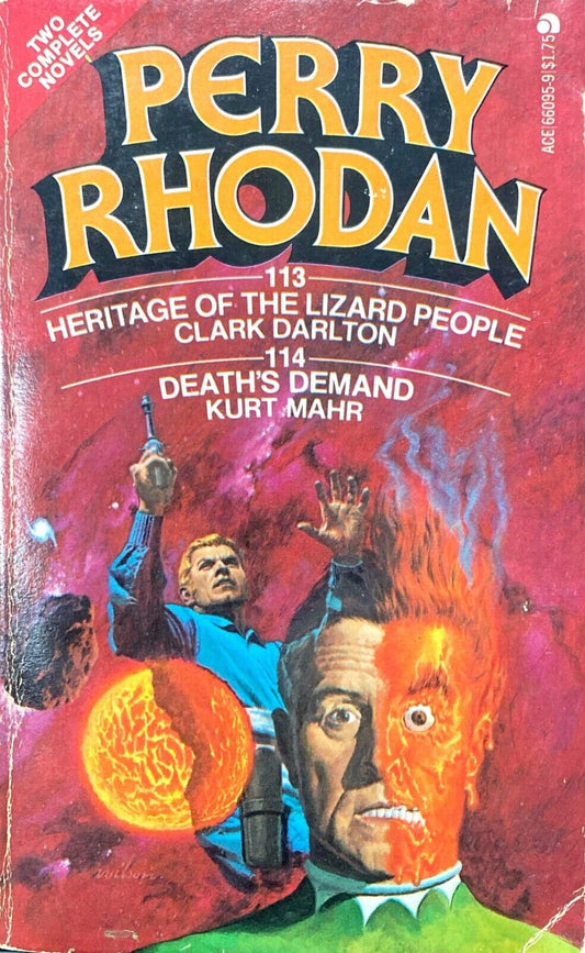 Perry Rhodan 113 Heritage of the Lizard People 114 Death's Demand Ace Paperback