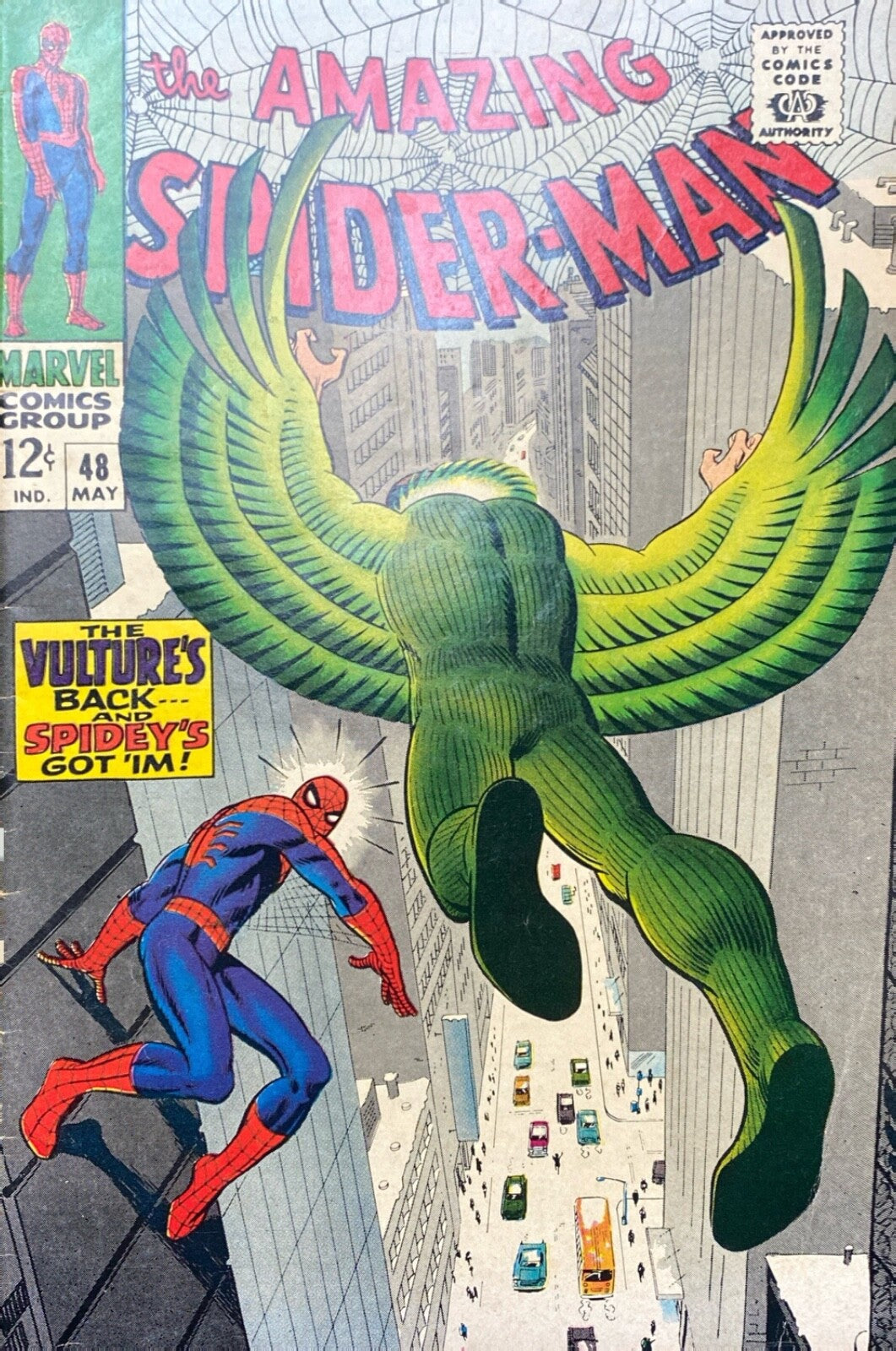 Marvel Comics Amazing Spider-man #48 Silver Age 1967 1st New Vulture