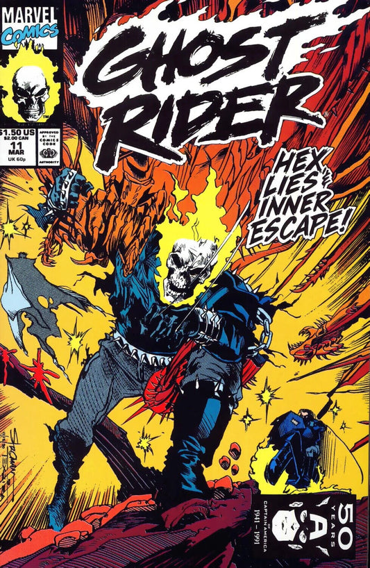 Marvel Comics Ghost Rider #11 Copper Age 1991