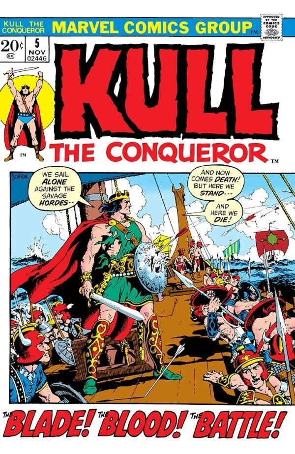 Marvel Comics Kull the Conqueror #5 Bronze Age 1972