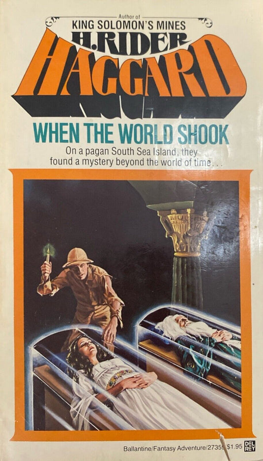 When the World Shook by H. Rider Haggard 1978 Del Rey Paperback