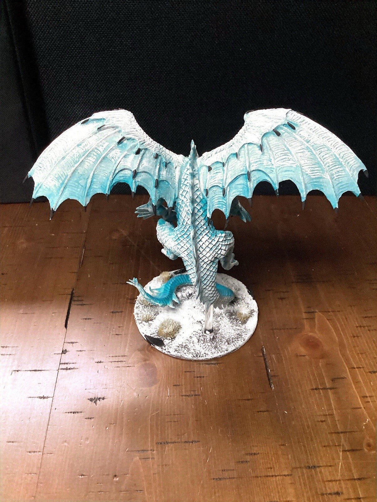 Dungeons & Dragons White Dragon Mini figure Custom Paint