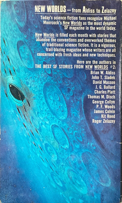 The Best SF Stories From New Worlds 2 ed.  by Moorcock 1968 Berkley X1676 PB