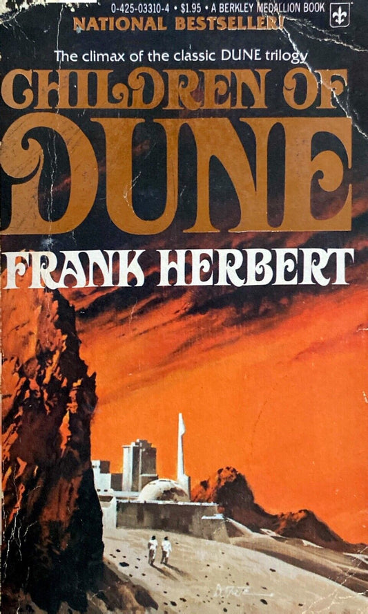 Children of Dune by Frank Herbert 1977 Berkley Medallion Paperback First