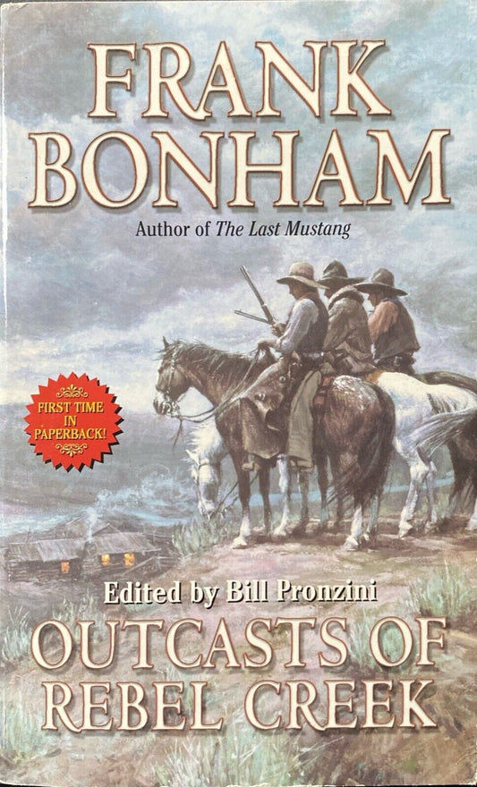 Outcasts of Rebel Creek by Frank Bonham 2005 Leisure Paperback