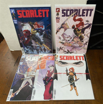 Image Skybound Comics Scarlett #1-5 Modern Age 2024 Complete G.I. Joe Variant