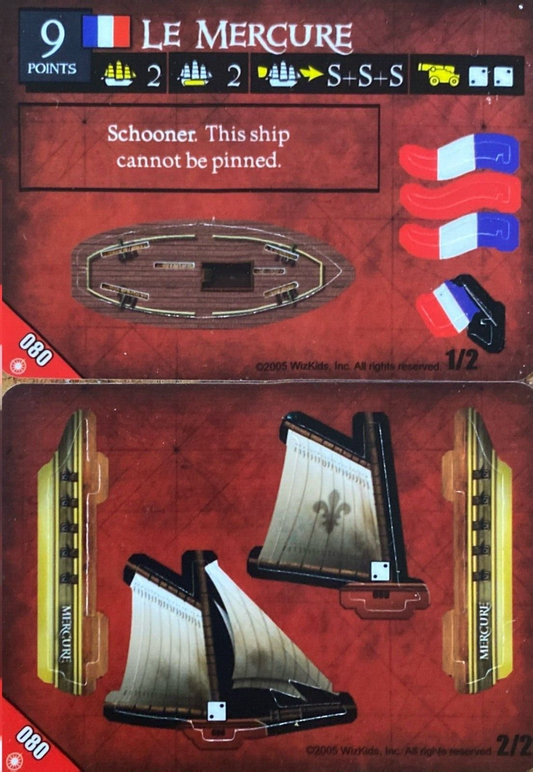 WizKids Pirates CSG of the Crimson Coast 080 Le Mercure