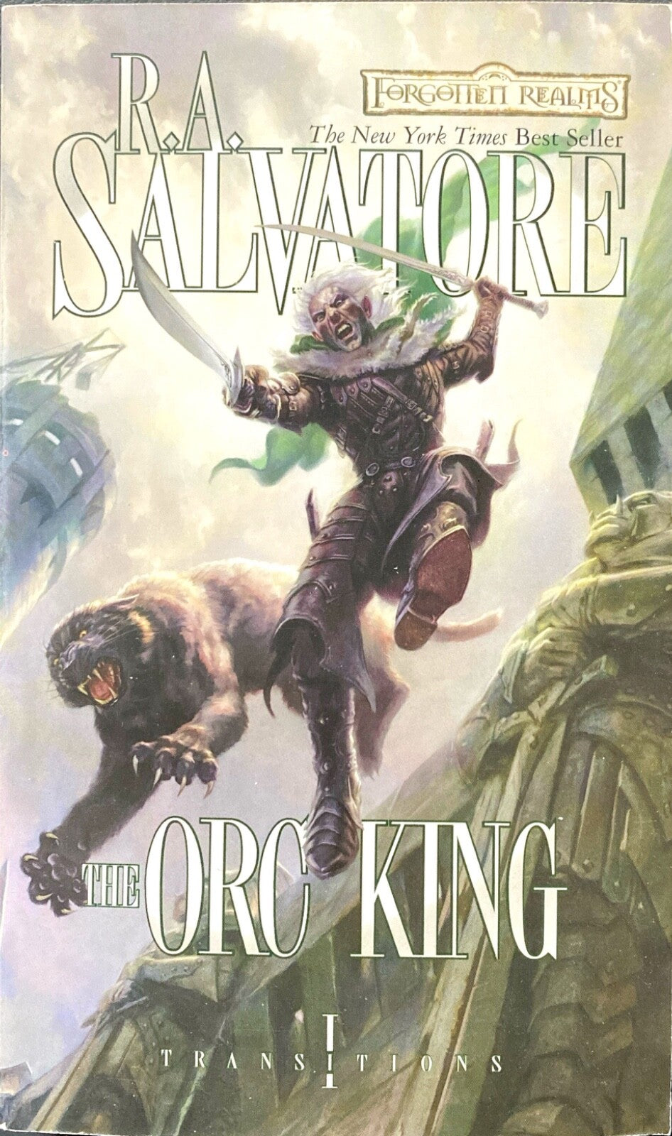 The Orc King by R.A. Salvatore 2008 Wizards Paperback Forgotten Realms Drizzt