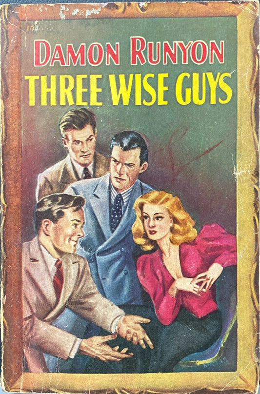 Three Wise Guys by Damon Runyon 1946 Avon 102 Paperback