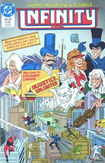 DC Comics Infinity Inc. #35 Copper Age 1987 McFarlane