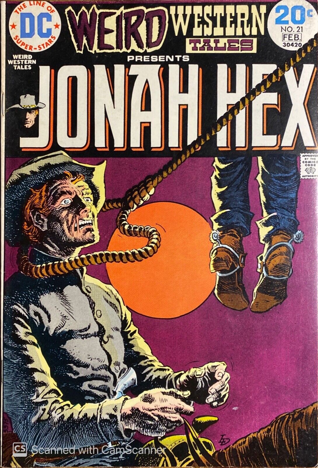 DC Comics Weird Western Tales #21 Bronze Age 1974 Jonah Hex