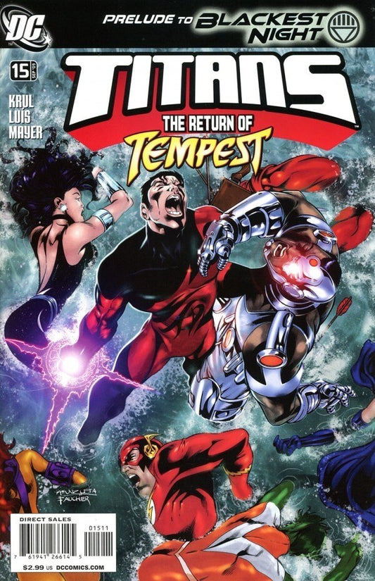DC Comics Titans #15 Modern Age 2009 Blackest Night