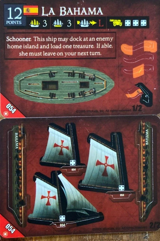 WizKids Pirates CSG of the Crimson Coast 054 La Bahama