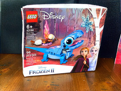 Lego Disney Frozen II Bruni the Salamander 96 Pieces Set 43186 Complete Open Box