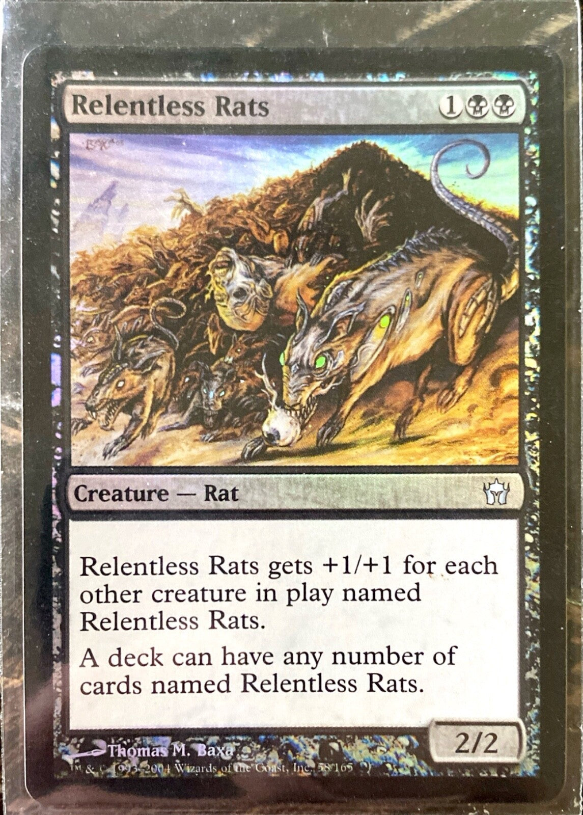 Magic the Gathering (MTG) Relentless Rats Fifth Dawn Foil