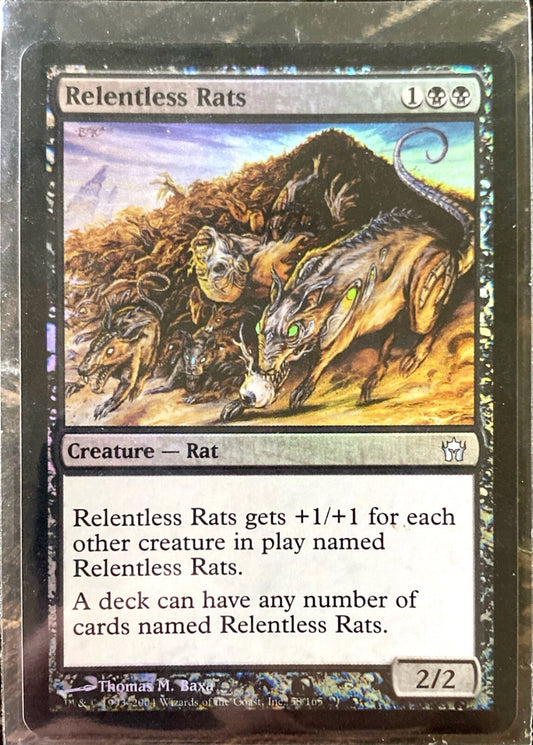 Magic the Gathering (MTG) Relentless Rats Fifth Dawn Foil