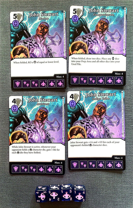 Wizkids DC Dice Masters War of Light John Stewart Set +4 dice