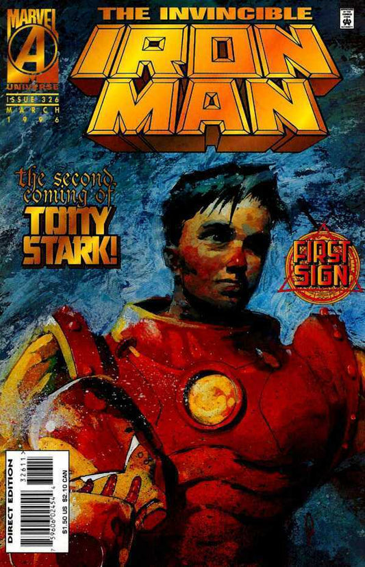 Marvel Comics Iron Man #326 Modern Age 1996 First Teen Tony