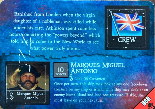 Pirates CSG Davy Jones' Curse 060 Sir E. Atkinson/Marques M. Antonio Unpunched