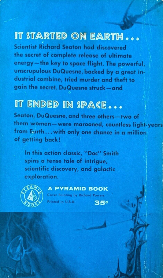 The Skylarks of Space by E.E. Doc Smith 1958 Pyramid G332 Paperback