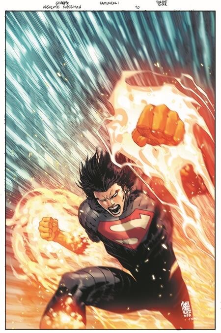 DC Comics Absolute Superman #10 Camuncoli Card Variant FOC 7.14.2025 Pre-Order