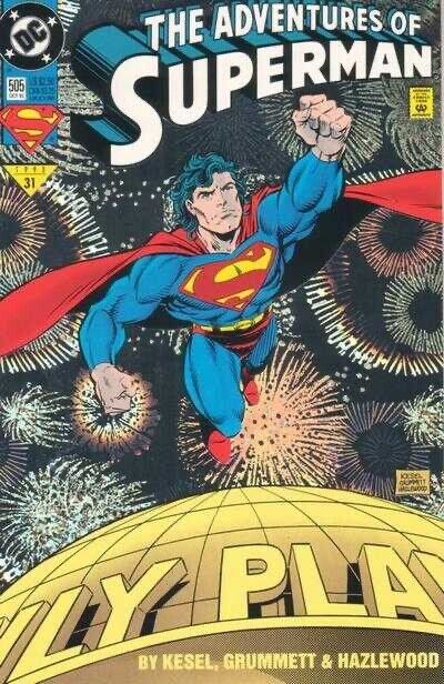 DC Comics Adventures of Superman #505 Modern Age 1993 Foil Newsstand