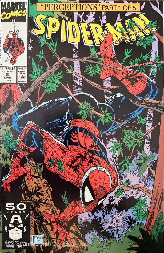 Marvel Comics Spider-man #8 Copper Age 1991
