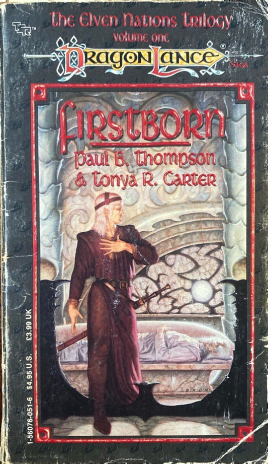 Firstborn by Paul Thompson & Tonya Carter 1991 TSR Paperback D&D Dragonlance