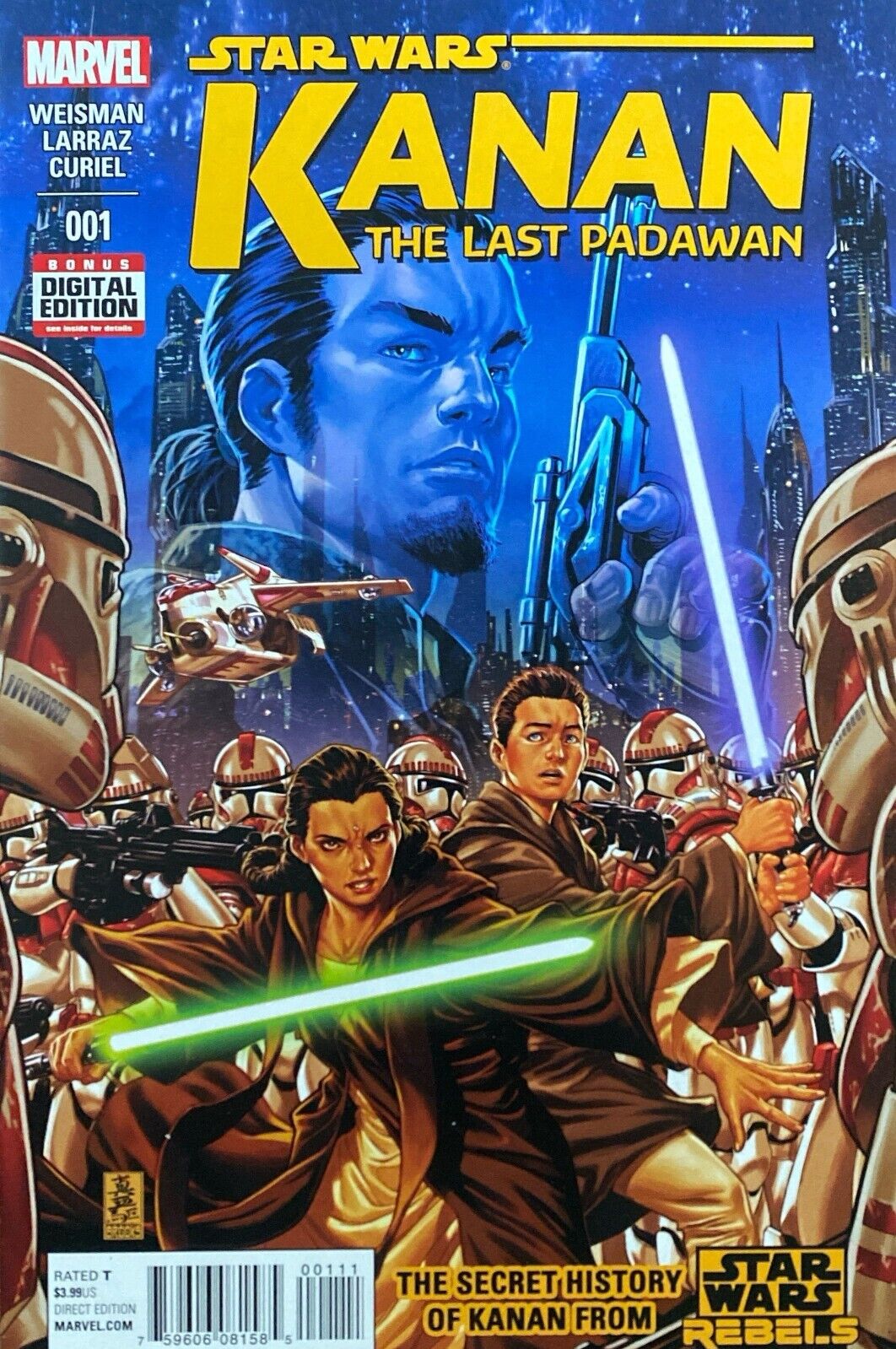 Marvel Comics Star Wars: Kanan - The Last Padawan #1 Modern Age 2015